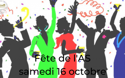 Fête de l’Association Sportive, samedi 16 octobre