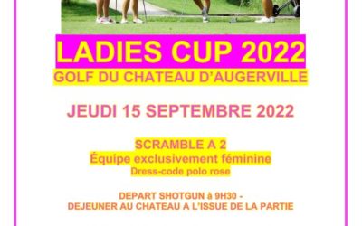 Ladies Cup le 15 septembre au Golf du Château d’Augerville
