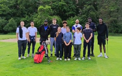 Les jeunes de l’EDG en compagnie des joueurs de l’ADA Blois Basket 41 !