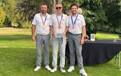 CHEVERNY SUR LE PODIUM ! Notre équipe masculine ce week-end au Golf de Touraine !