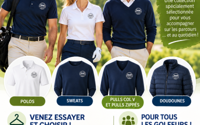 Découvrez la nouvelle collection de vêtements de votre Association Sportive !